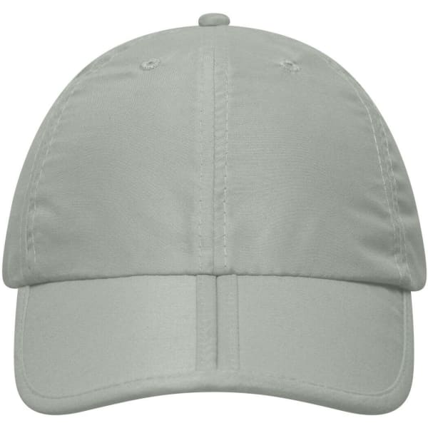 A light grey cap with a curved peak and a structured front panel. It features a logo on the front.