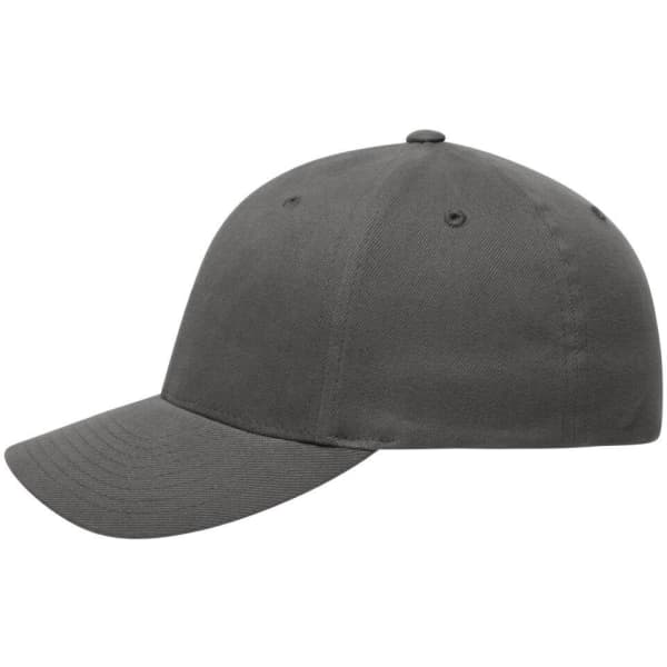 A grey Original Flexfit® cap with a rounded crown and a curved brim, featuring a branding logo.