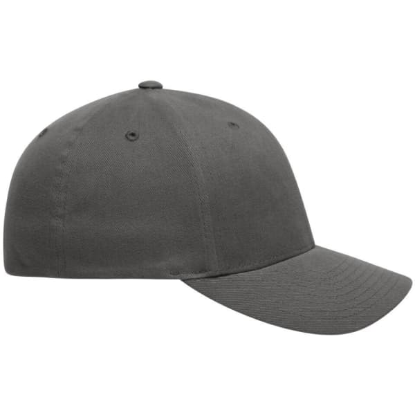 A grey Original Flexfit® cap featuring a structured design and a curved brim. The cap includes a logo.