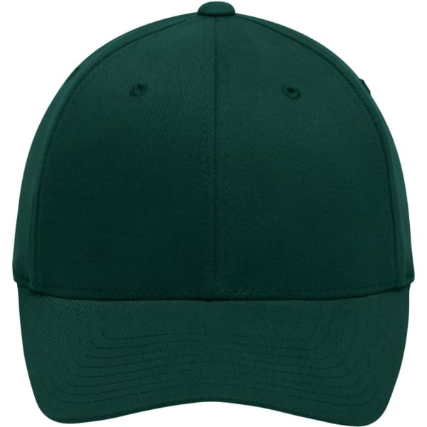 A green Flexfit® cap with a curved brim and no visible branding.