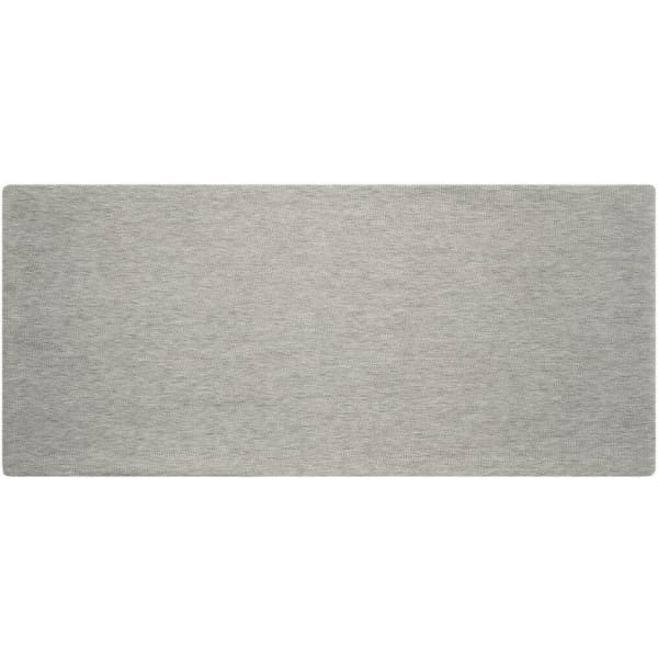 A grey Bio Cotton headband with a textured finish and a small logo in one corner.