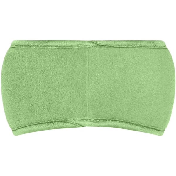 A green Thinsulate™ headband featuring a soft, textured fabric, designed for warmth. It includes visible branding.