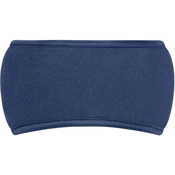 A navy Thinsulate™ headband with a smooth, comfortable fabric and a subtle logo.