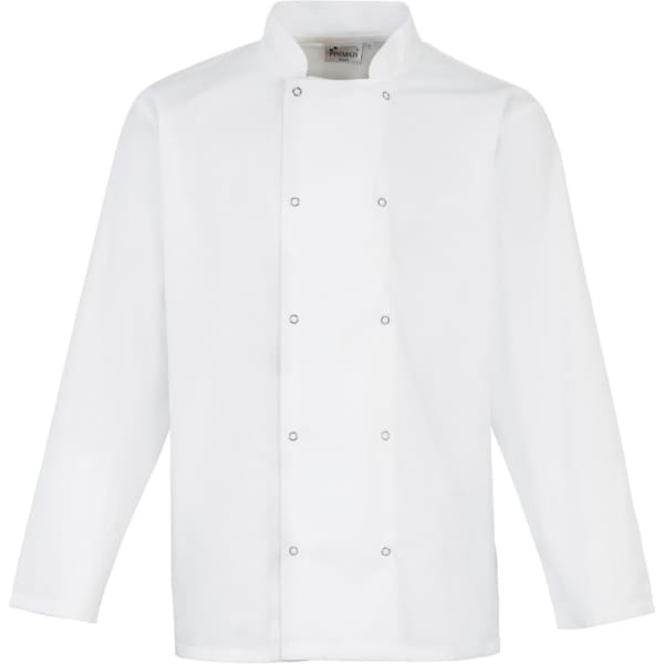 Studded Front L-S Chef’s Jacket