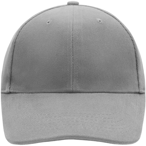 A low-profile grey 6-panel cap with a curved brim and a logo.