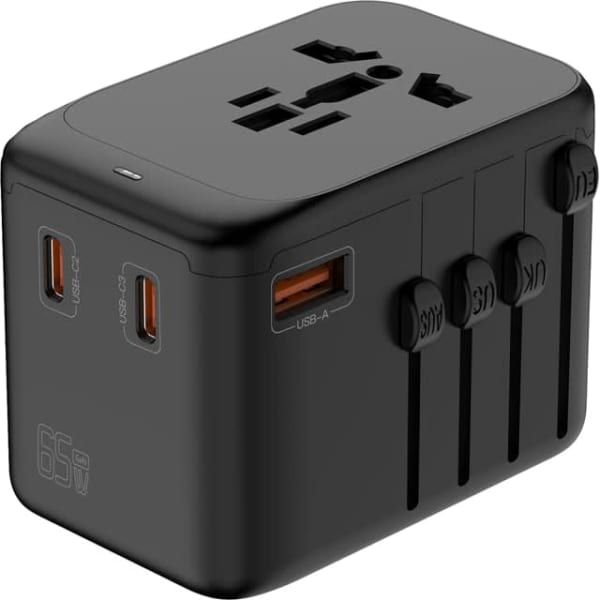 Madern 65W GaN PD and QC Travel Adaptor (A3C)