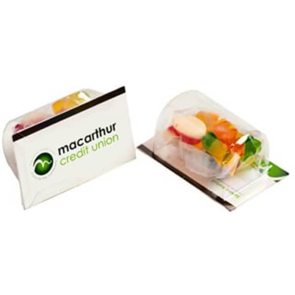 Biz Card Treats with Mixed Lollies