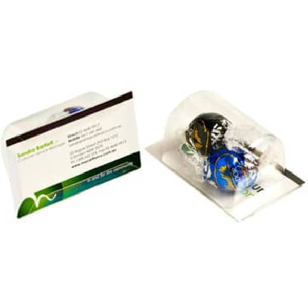 Biz Card Treats with Lindt Balls x2