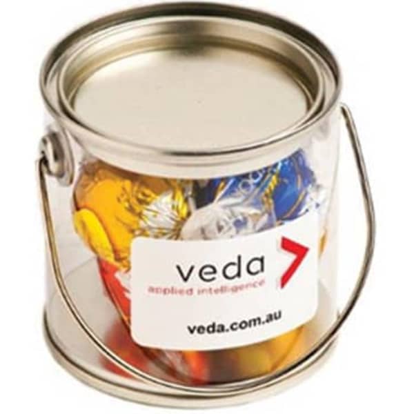 Small PVC Bucket with Lindt Balls x5