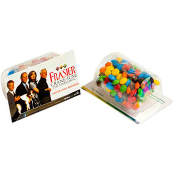 Biz Card Treats with Mini M&Ms