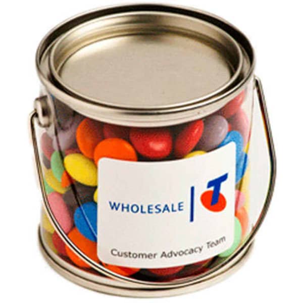 Small PVC Bucket with Choc Beans 170g