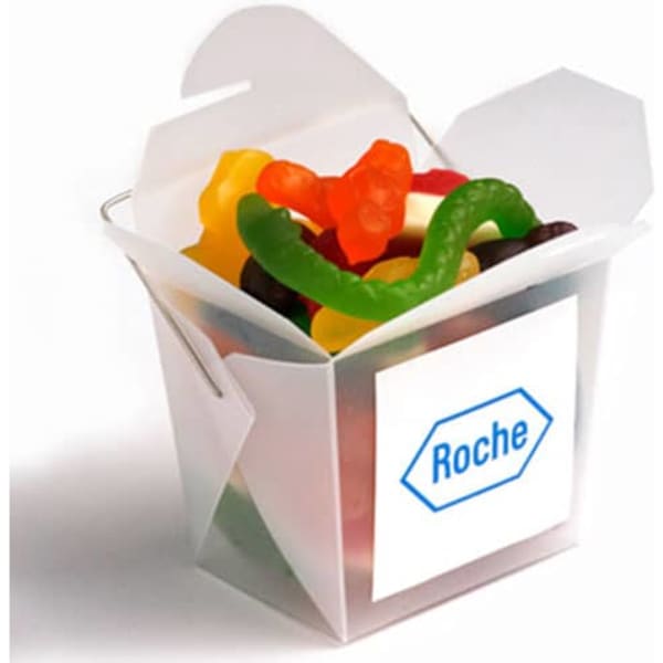 Frosted Noodle Box with Mixed Lollies 100g