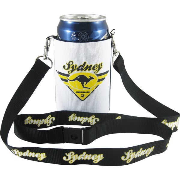 Foldable Can Cooler with Lanyard (Sublimation)