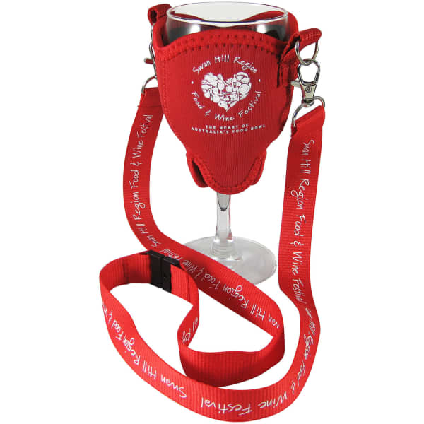 Wine Glass Holder With Lanyard (Sublimation)
