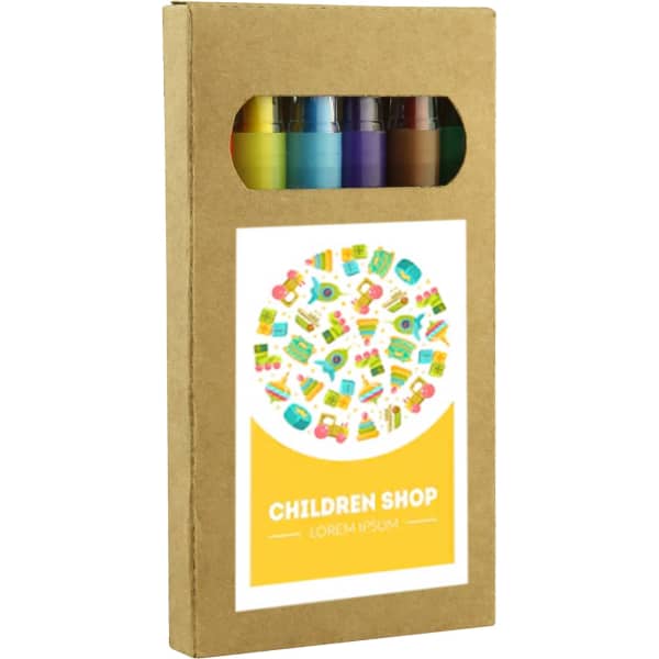 Turin 6CT Twist Crayon Set