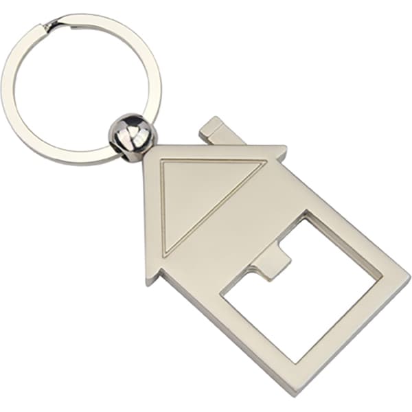 House Bottle Opener Key Ring