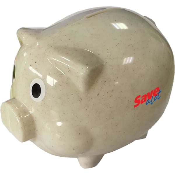 Wheat Straw Piggy Bank