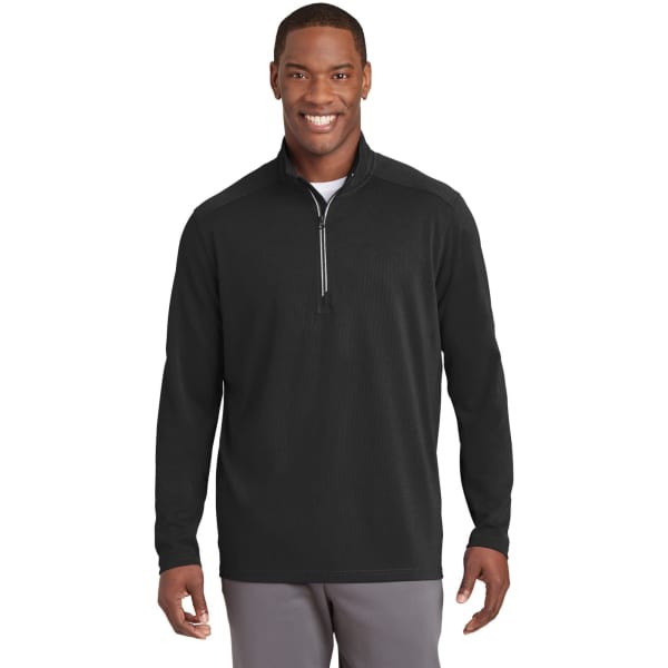 Sport-Tek Sport-Wick Textured 1/4-Zip Pullover