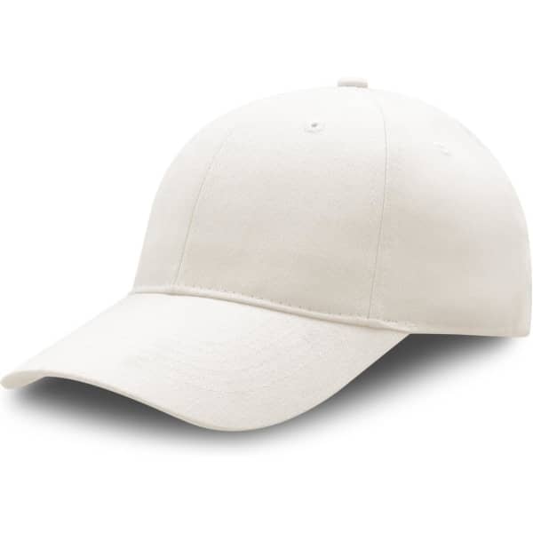 A premium soft cotton cap in a light cream colour, featuring a curved brim and an adjustable strap.