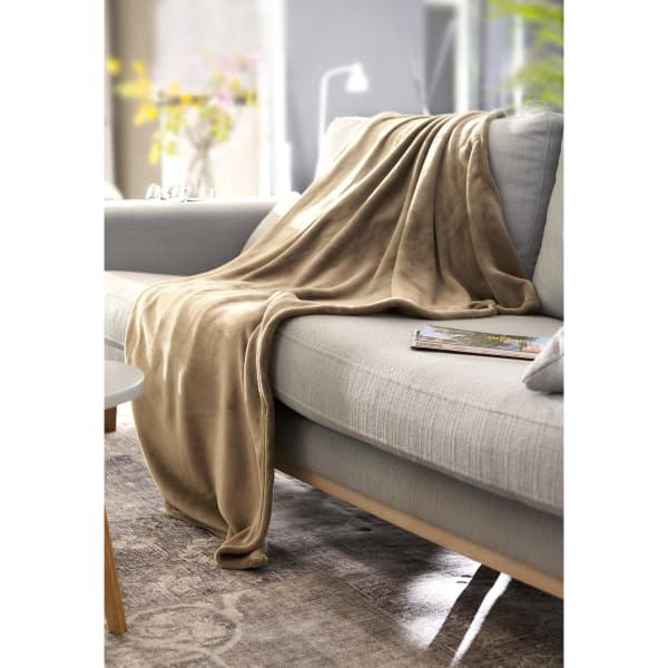 Flannel fleece (280 gr/m²) blanket Sean