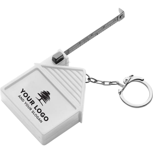 ABS key holder tape measure