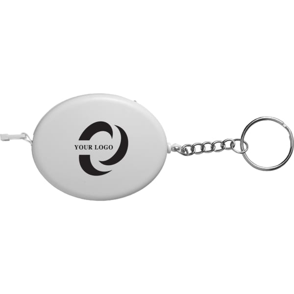ABS key holder tape measure