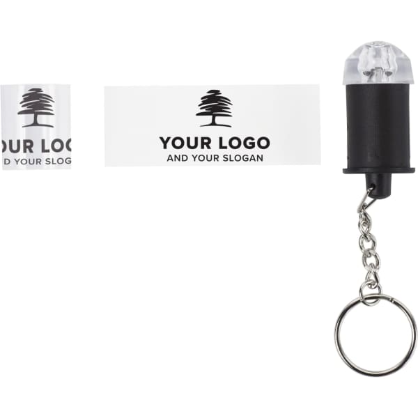 ABS key holder with light