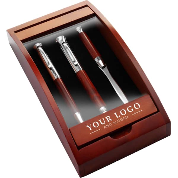Rosewood writing set