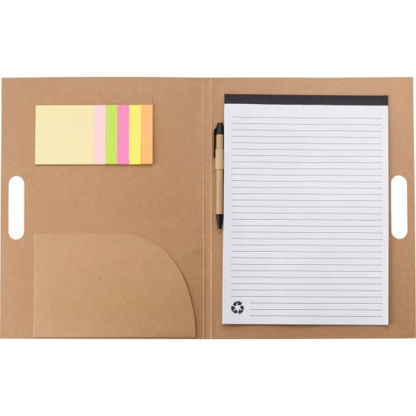 Cardboard memo folder