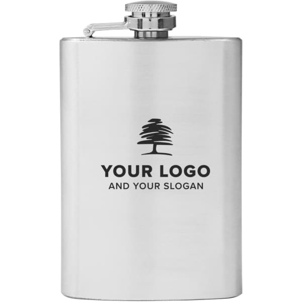 Stainless steel hip flask