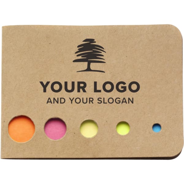 Cardboard sticky note holder