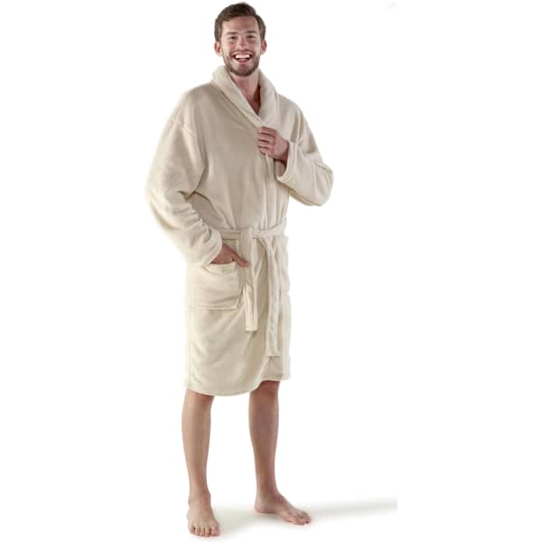 Fleece (210 gr/m²) bathrobe