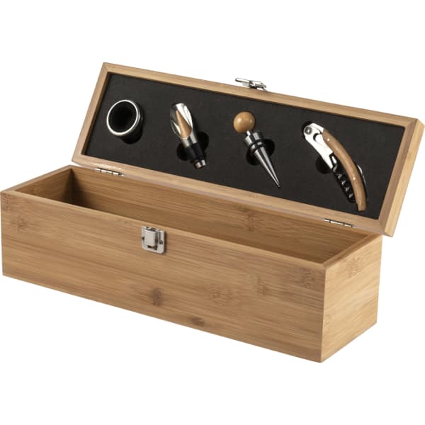 Bamboo wine gift set