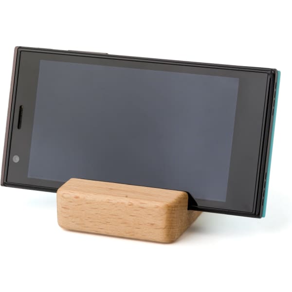 Beech wood phone holder
