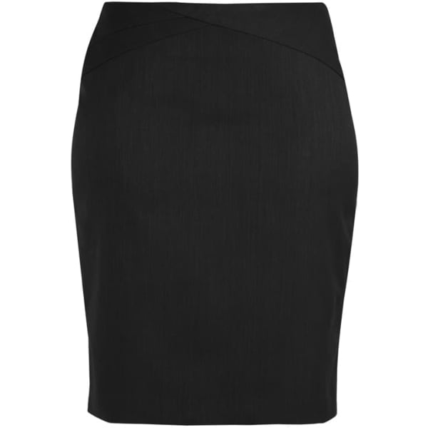 Comfort Wool Stretch Womens Chevron Band Skirt