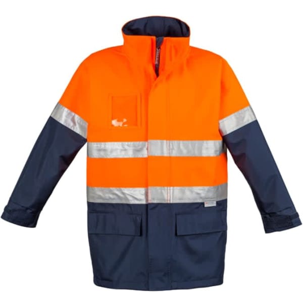 Mens Hi Vis Waterproof Lightweight Jacket
