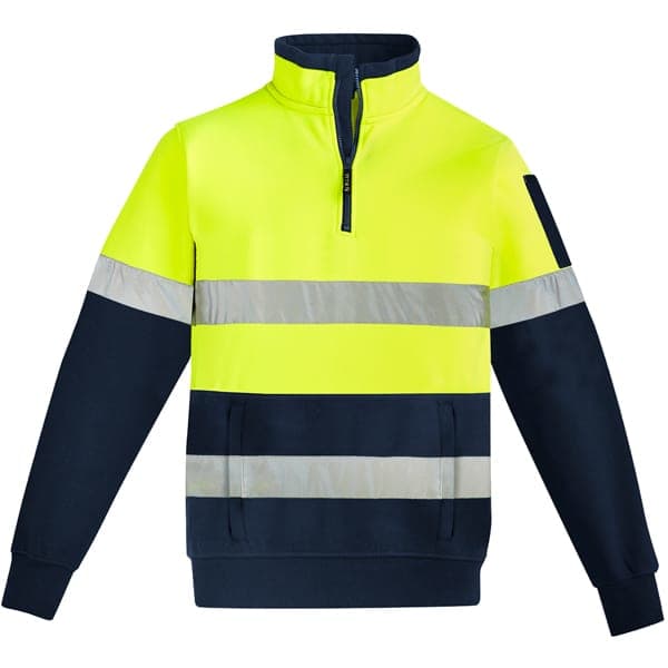 Mens Hi Vis 1/4 Zip Pullover – Hoop Taped