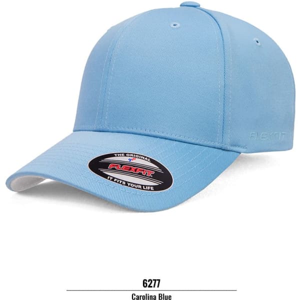A light blue cap with a curved brim and a front logo. The cap features an adjustable design for comfort.
