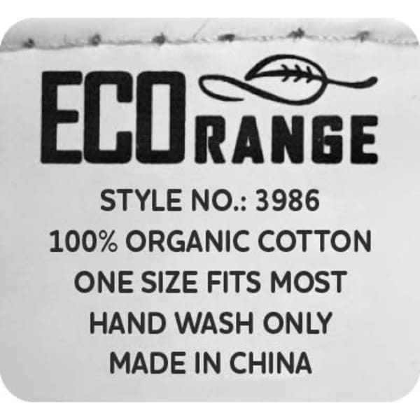 A promotional organic brushed heavy cotton cap in a natural colour, featuring a logo.