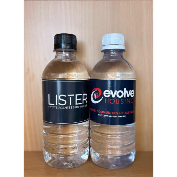 350ml Custom bottled water