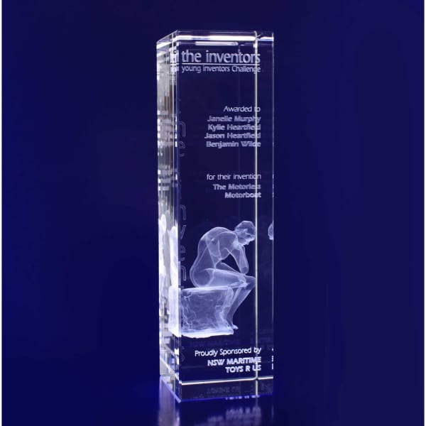 3D Crystal Rectangle Bar