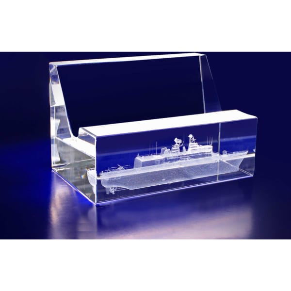 3D Crystal Business Card Holder