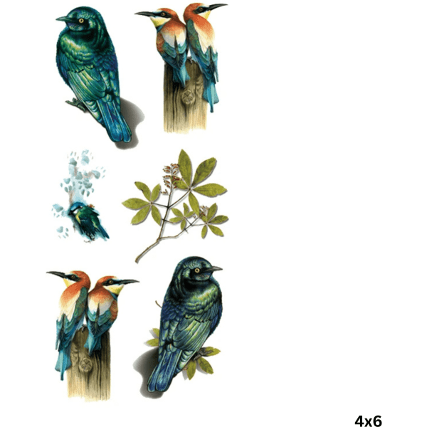 Waterproof Temporary Tattoo 4cm x 6cm