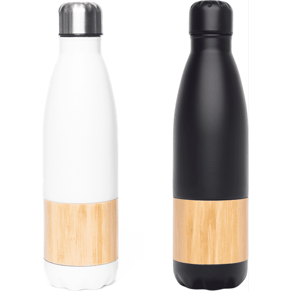 Bondi Vacuum Bottle With Bamboo Accent