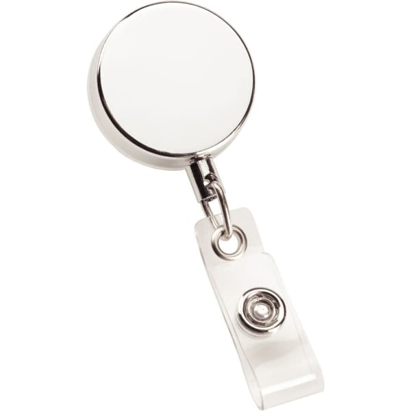 Metal Zip Pull Badge Holder