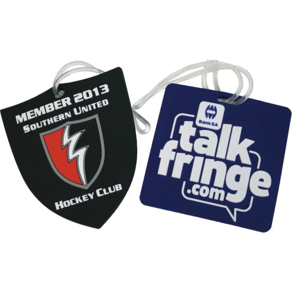 Custom-Shape PVC Luggage Tag – Basic Design