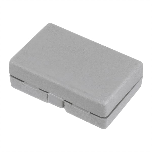 A grey tool kit case containing 26 assorted tools and equipment. It features a secure closure and textured surface.