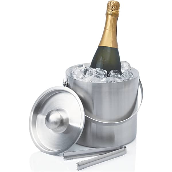 Ice Bucket Stainless Double Wall Contemporary