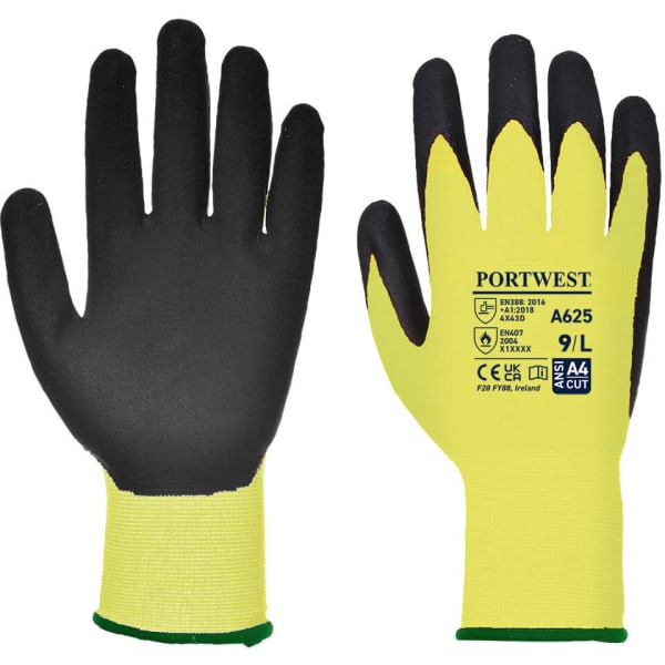 Cut D13 PU Hi – Vis Glove