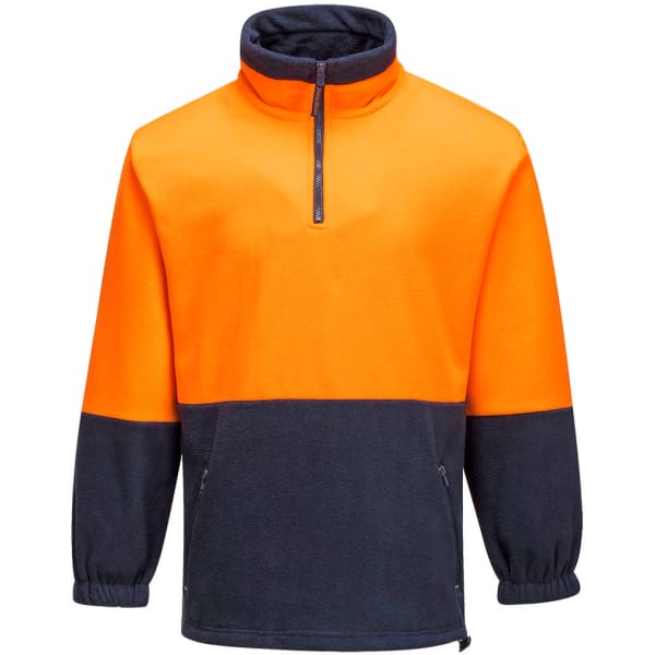 Hi-Vis Contrast 1/4 Zip Class D Polar Fleece